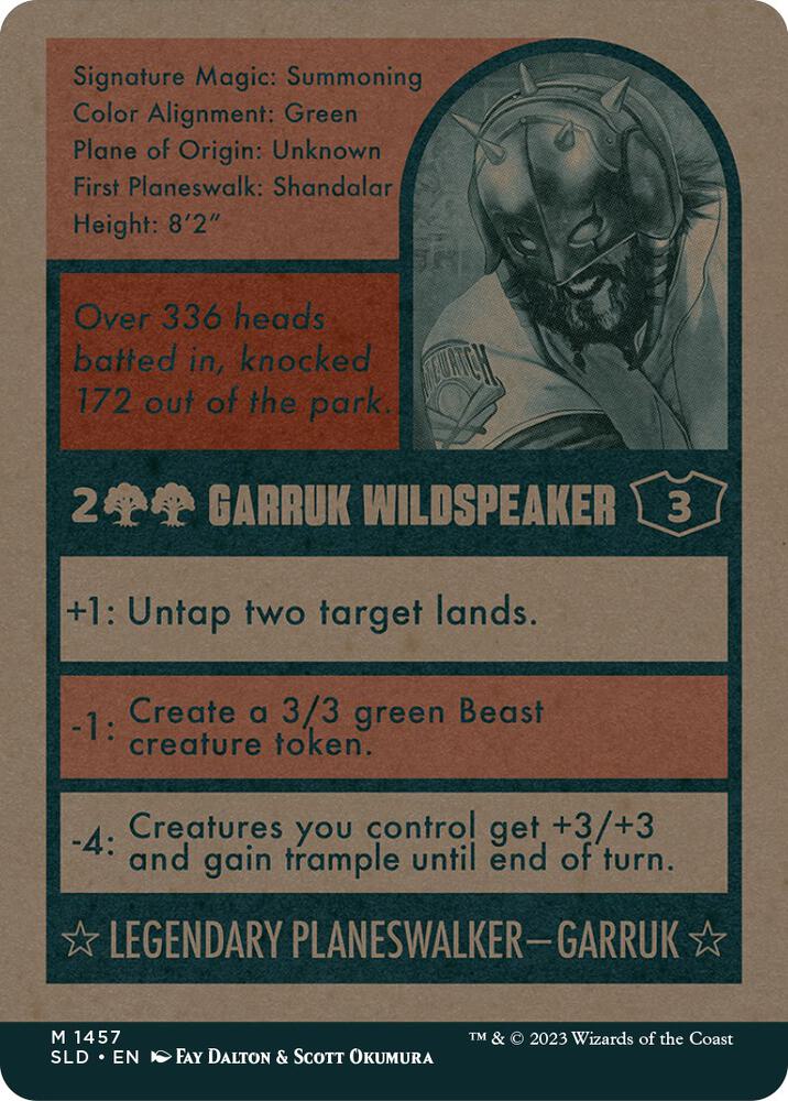 Garruk Wildspeaker (1457) (Back)