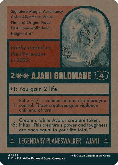 Ajani Goldmane (1453) (Back)