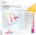 GameGenic Closable Inner Sleeves - Clear (100-Pack)