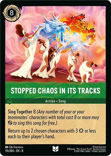 Stopped Chaos in Its tracks