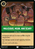 Malicious, Mean, and Scary
