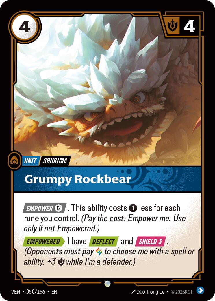 Grumpy Rockbear